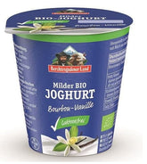 LAKTOSE REDUZIERTER VANILLE JOGHURT (3,9 % FETT IN MILCH) BIO GLUTENFREI 150 g - BERCHTESGADENER LAND - Biolaboratorium